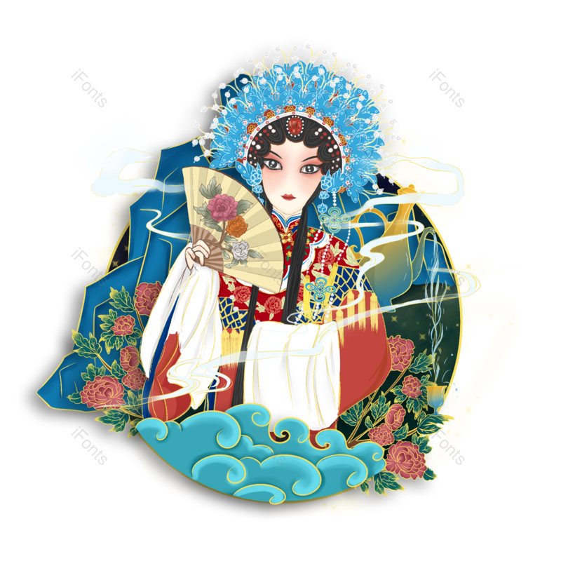 传统文化图片,中国元素,京剧PNG,免抠素材